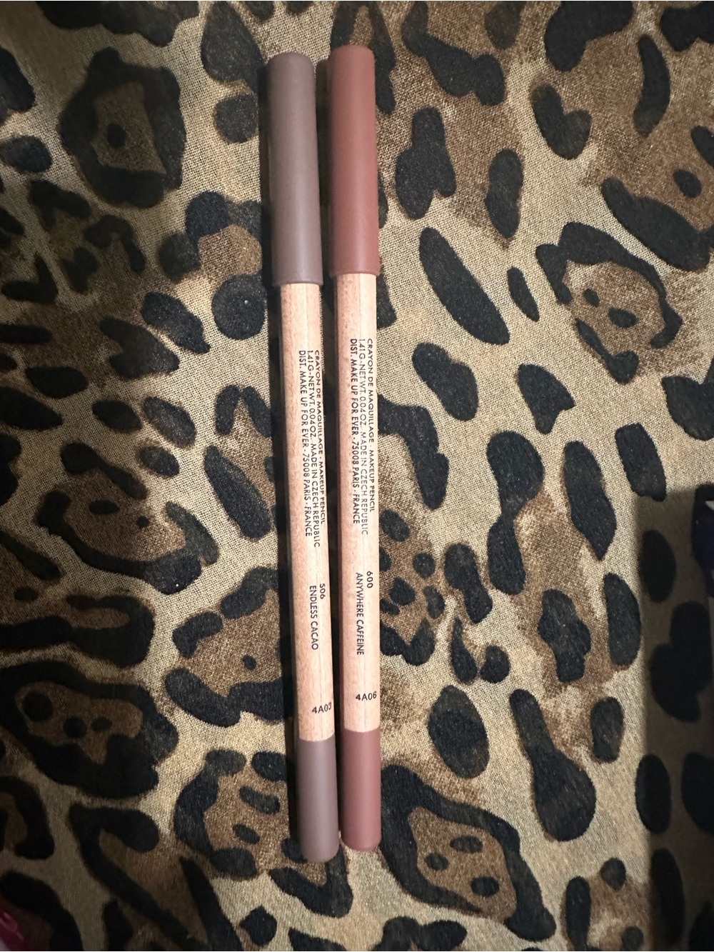 Makeup Forever Lip Liners in Nude Brown and Mauve Pink